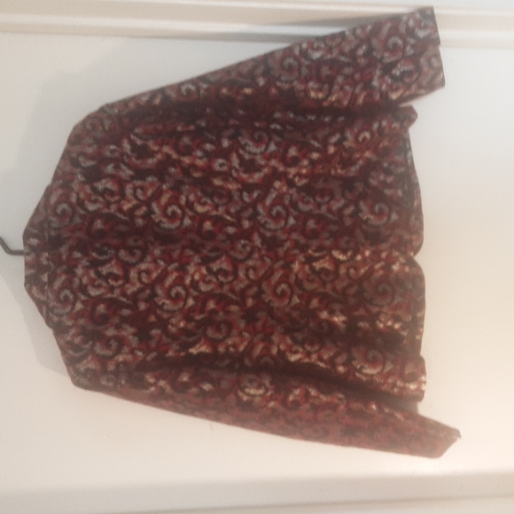 Vintage Kasper Red/Black/Gold Blazer Sz 10 - Picture 5 of 7